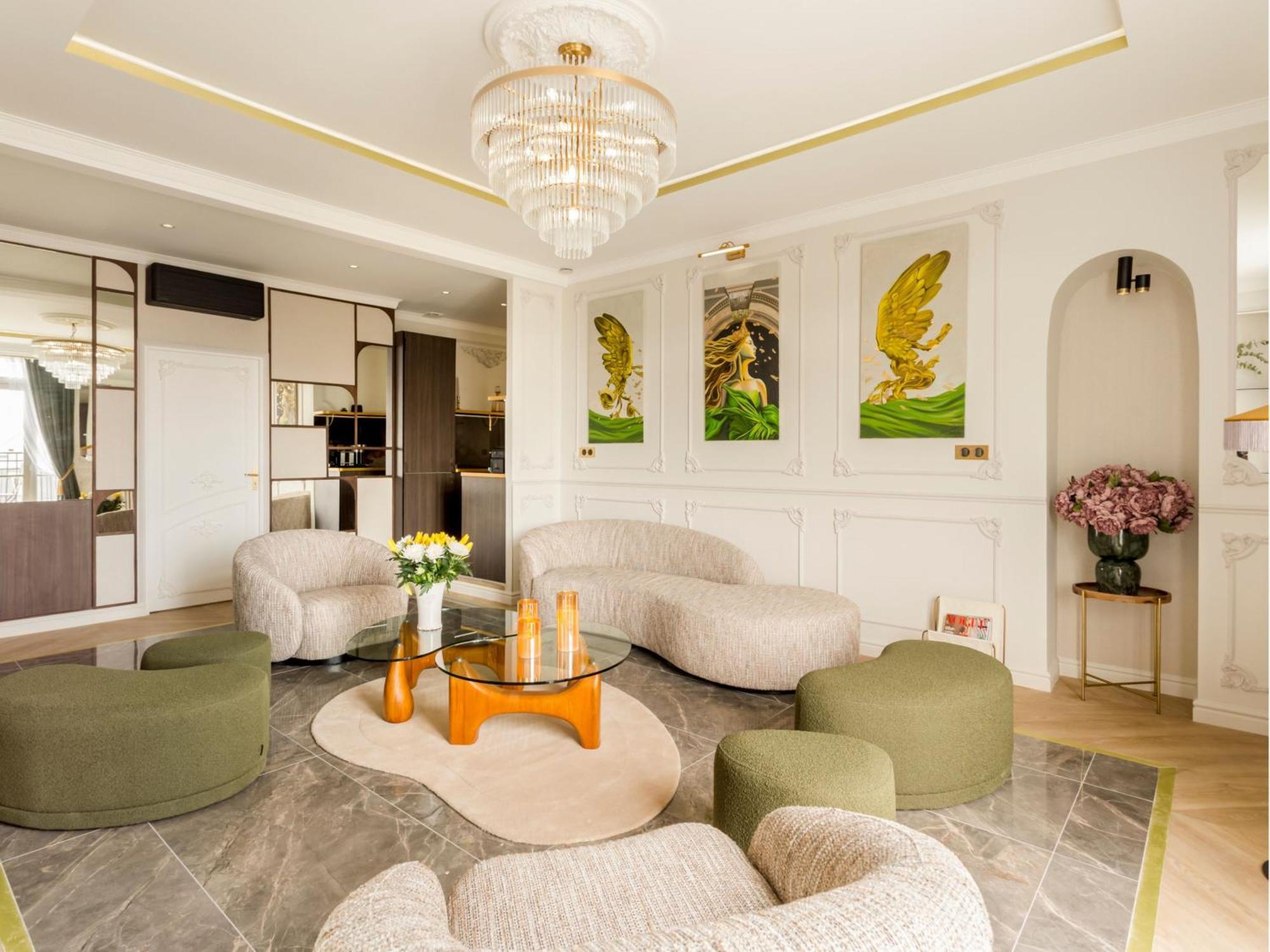 Apartment Merveil Signature Hoche - Eiffel Tower View